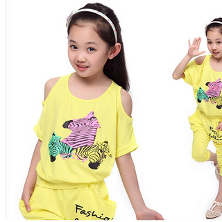 BỘ THUN BÉ GÁI HỞ VAI -TTSP1107