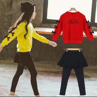BỘ ĐỒ THUN BÉ GÁI PHỐI VÁY -TTSP1232