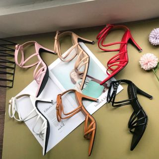 Giày sandal dây mảnh trẻ trung