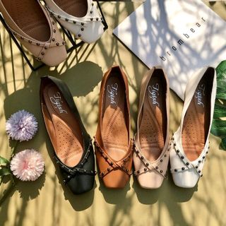 Giày búp bê mũi vuông êm mềm