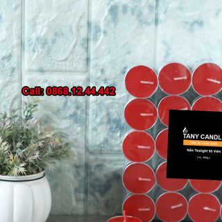 Nến Tealigt Tany Đỏ 50 Viên