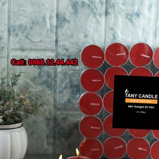 Nến Tealigt Tany Đỏ 50 Viên
