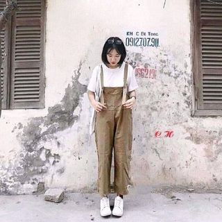 yếm quần kaki