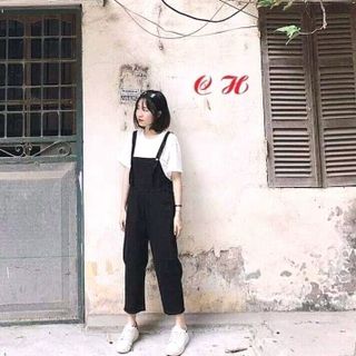 yếm quần kaki