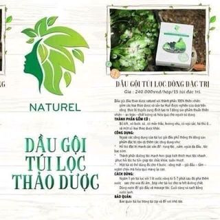 Túi lọc gội đầu thảo dược naturel dòng đặc trị giá sỉ