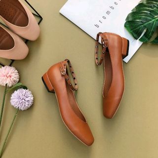 Giày búp bê 2p có dây cài cổ