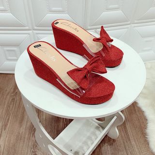 Dép xuồng nơ