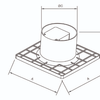 Quạt hút thông gió âm trần Fanzic TFV 15 BV Hàn Quốc