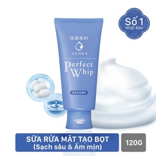 NK Sữa rửa mặt tạo bọt Senka Perfect Whip