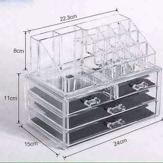 kệ mỹ phẩm mica 4 tầng