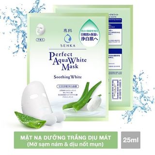 Mặt nạ Senka dưỡng trắng dịu mát