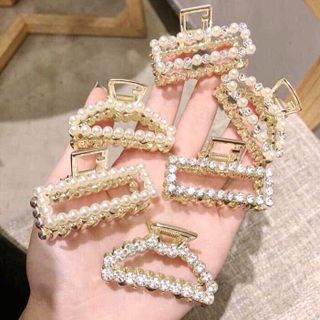 set 3 kẹp ngọc trai