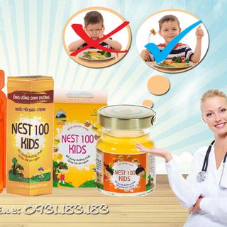Yến Sào Lysine  - Nest100 Kids – Dạng ống uống sản phẩm bán chạy nhất