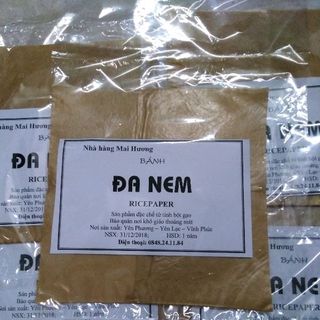 BÁNH ĐA NEM 20X20cm bịch 100 tờ