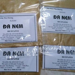 BÁNH ĐA NEM 20X20cm bịch 100 tờ