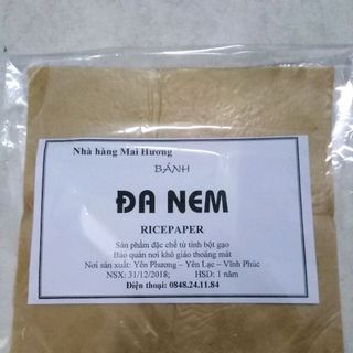 BÁNH ĐA NEM 20X20cm bịch 100 tờ
