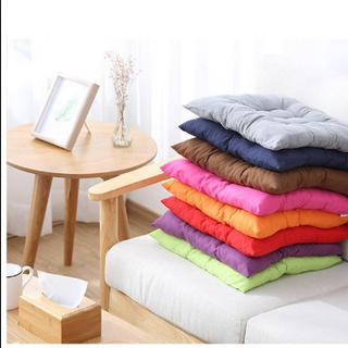 Nệm vuông, lót ghế ngồi bệt màu săc nổi bật 40x40cm