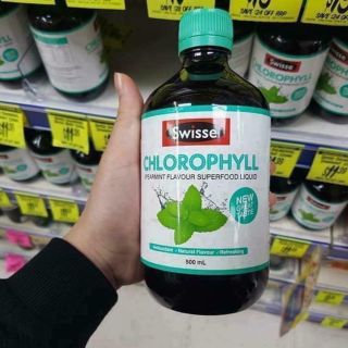 Swisse chlorophyll spearmint 500ml - nước diệp lục vị bạc hà tăng tế bào hồng cầu trong máu giá sỉ