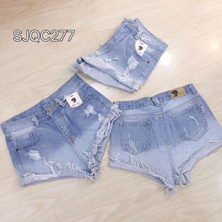 Quần Jean Short Loang Màu