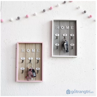 Hộp đựng chìa khóa bằng gỗ tiện lợi