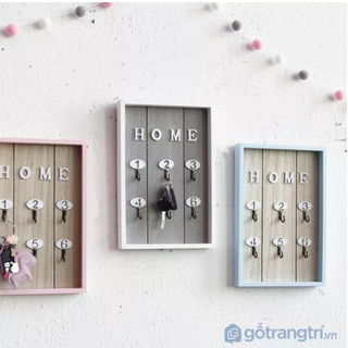 Hộp đựng chìa khóa bằng gỗ tiện lợi