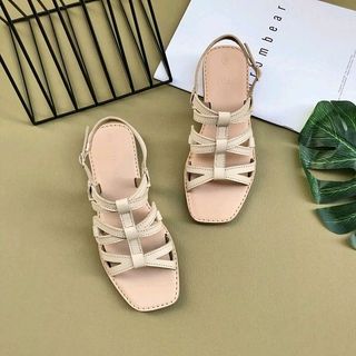 Giày sandal da thật kiểu trẻ trung