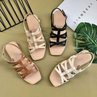 Giày sandal da thật kiểu trẻ trung
