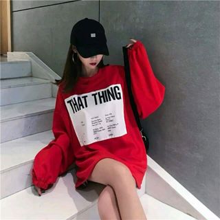 áo kiểu tay dài form dài giấu quần