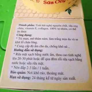 CAO TINH NGHỆ SỮA ONG CHÚA THẢO MỘC 37