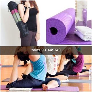 THẢM TẬP YOGA LOẠI DÀY KÈM TÚI ĐỰNG LOẠI TỐT BAO DÙNG