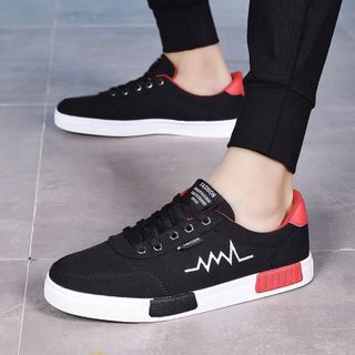 Giày sneaker nam họa tiết nhịp tim phong cách Hàn Quốc MS-BB6636