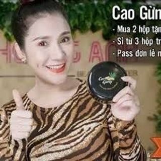 Kem thoa tan mỡ bụng Cao Gừng