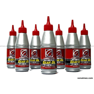 Thùng 48 chai nhớt hộp số xe tay ga nhớt láp BCP Thái Lan MOTORCYCLE GEAR OIL - SAE 10W40 SG - 120 ML