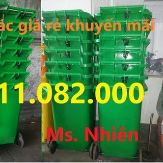 Chuyên phân phối thùng rác 240 lít giá rẻ tại trà vinh- thùng rác giá sỉ lẻ giá sỉ