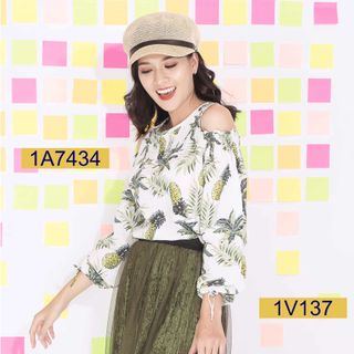 Áo kiểu công sở nữ M Collection A7434 giá sỉ​ giá bán buôn