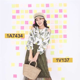 Áo kiểu công sở nữ M Collection A7434 giá sỉ​ giá bán buôn