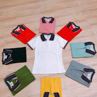 Áo bẻ cổ nữ