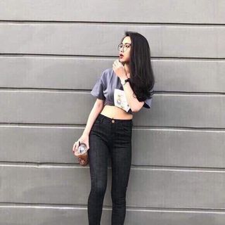 Quần jean xước ve sll