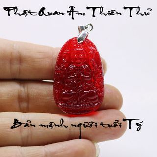 mặt Phật đỏ size bé