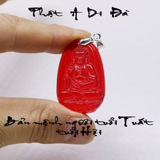 mặt Phật đỏ size bé