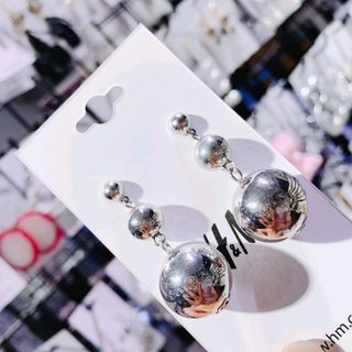Bông tai đá xi bạc ý 925