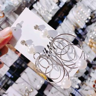 Bông tai đá xi bạc ý 925