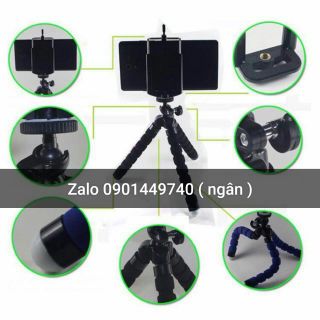 Gía đỡ 3 Chân Bạch Tuộc Thần Thánh Tiện Dụng Cho Điện Thoại - Máy Ảnh Uốn Dẻo Thoải Mái