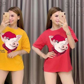 Áo thun nữ form rộng bao chất