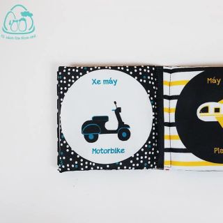 SÁCH VẢI KÍCH THÍCH THỊ GIÁC SONG NGỮ ĐẦU TIÊN Ở VIỆT NAM 1 Bộ 4 Quyển