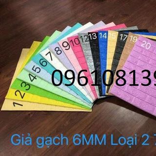 Xốp Dán Tường Giả Gạch Khổ 70x77cm