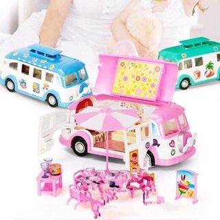 bộ đồ chơi gia đình heo Pippa pig Đi ôn tô dã ngoại
