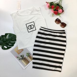 Sét chân váy quần kèm áo