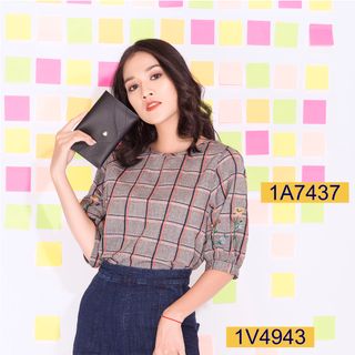 Áo kiểu công sở nữ M Collection A7437 giá sỉ​ giá bán buôn