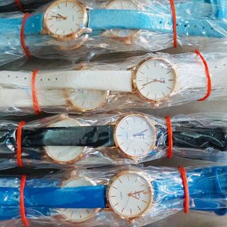 Đồng Hồ Nữ Dây Da -Mặt tròn PINBO HÀN QUỐc